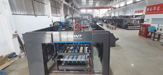 250 Sheet/Min Box Folder Gluer Machine Single Shaft Dual Slotter