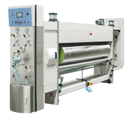 Lead Edge Feeder 4 Color Flexo Printer Rotary Die Cutter Vibrator And Counter Stacker Machine