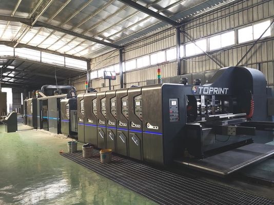 CE Servo Control High Speed Corrugated Folder Gluer Carton Box Making Machine